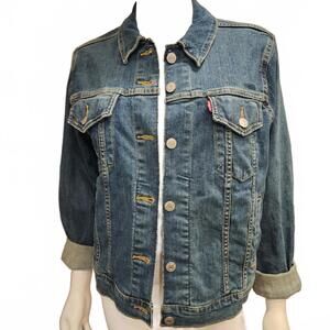Levi's Medium Wash Women's Denim Jacket size XL Outerwear western casual